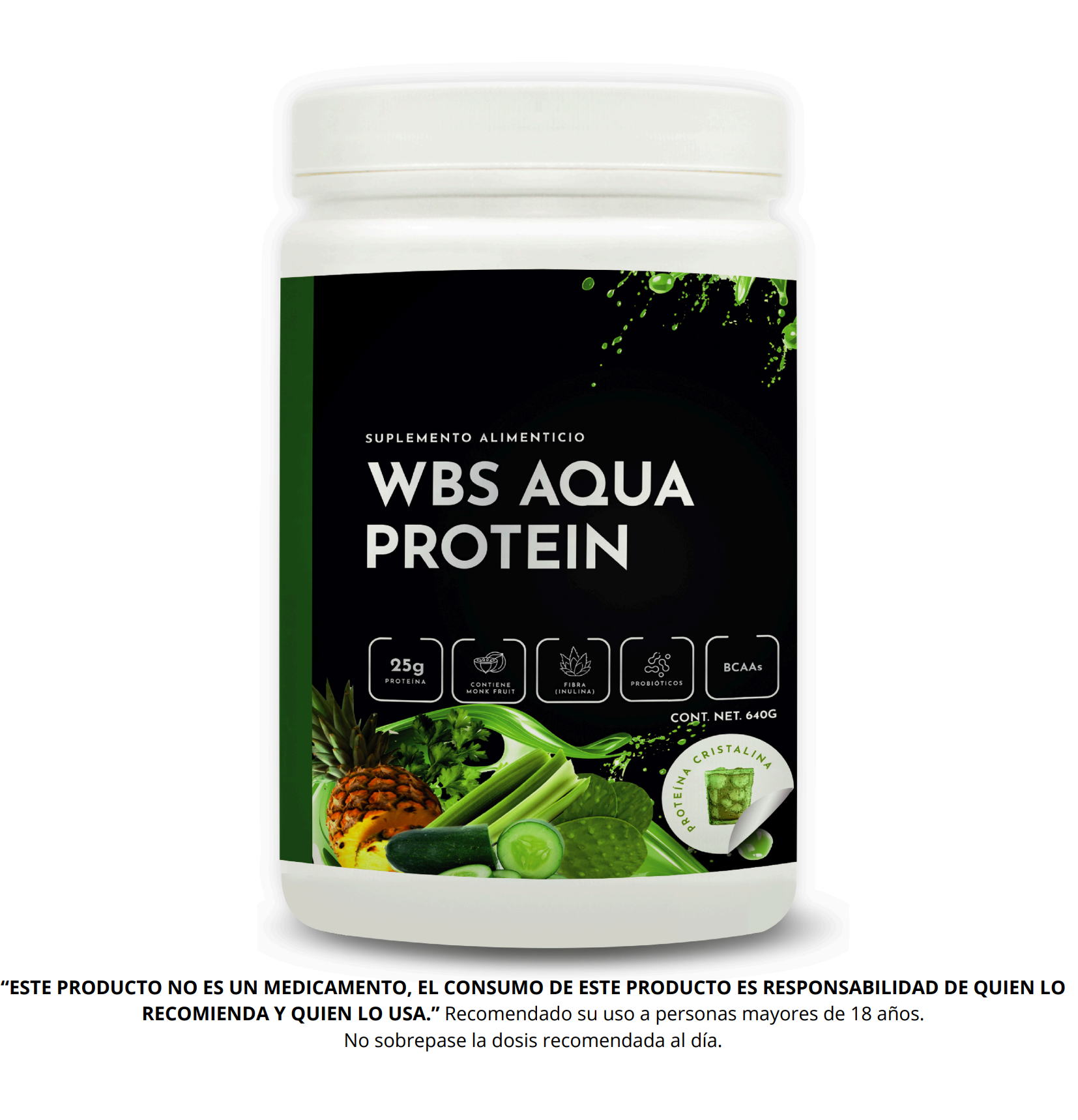WBS Aqua Protein Jugo Verde