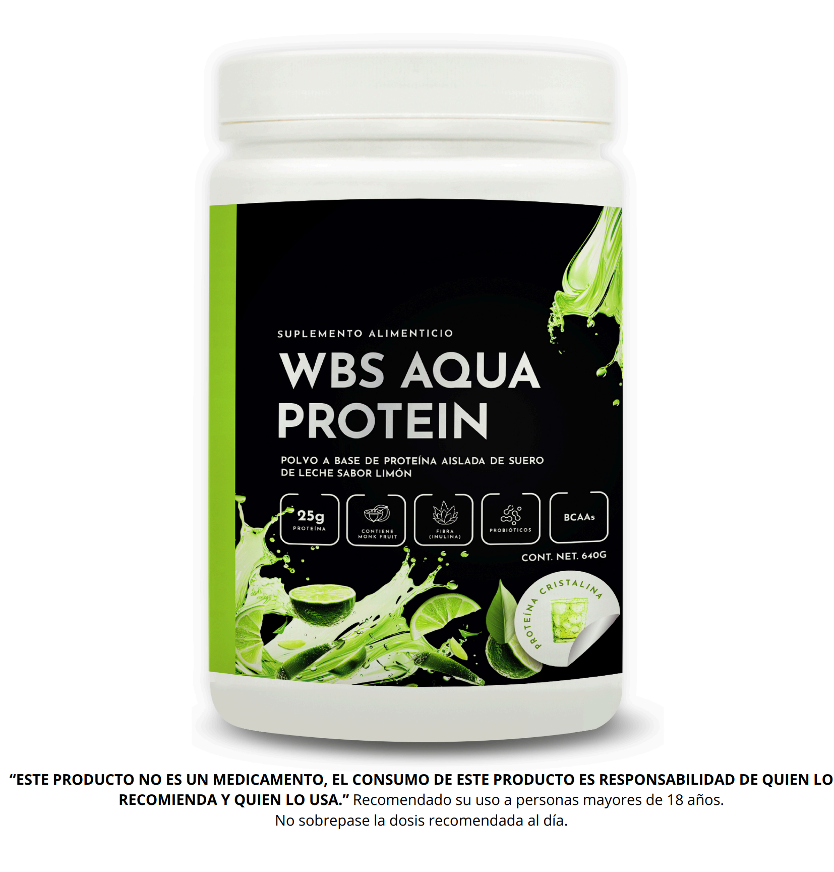 WBS Aqua Protein Limón