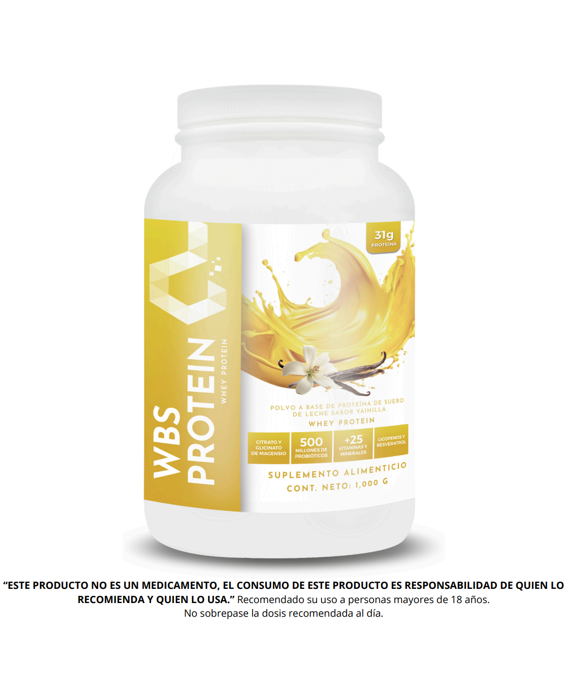 WBS Protein Sabor Vainilla
